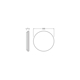 SURFACE FLAT ROUND SENSOR RD SN 500 P 27W ML 83040