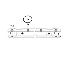 TCW060 METAL MOUNTING CLIP TLD 1-LAMP