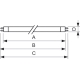 TL 4W BLB 1FM/10X25CC