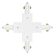 Tracklight accessories Cross Connector White