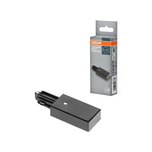 Tracklight accessories Supply Connector Black