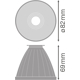 TRACKLIGHT SPOT REFLECTOR D95 SP