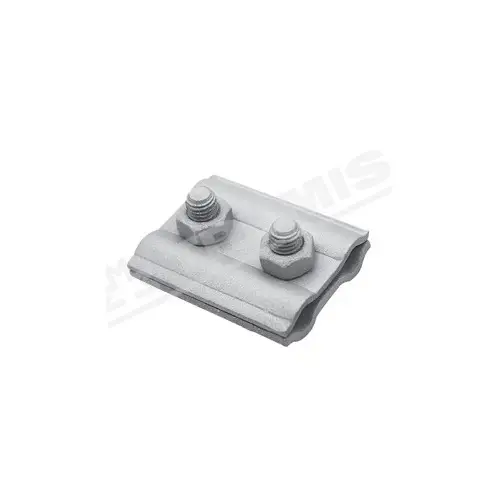 TREMIS clamp. lightning rod connecting SS wire-wire; zinc