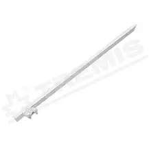 TREMIS grounding rod from T profile ZT 1.0t 1000mm zinc
