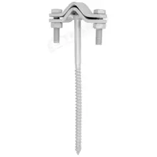 TREMIS holder for protective angle for wood DUDa-22 220mm zinc