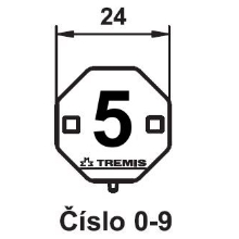 TREMIS štítek.označení číslo 5