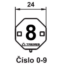 TREMIS štítek.označení číslo 8
