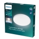Twirly 4000K ceiling lamp gray 1x17W 240