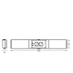 UNDERCABINET SOCKET FL KIT830DUSBWTLEDV