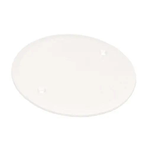 V 68 - cover for round boxes, configuration HA, color super white/RAL9003,