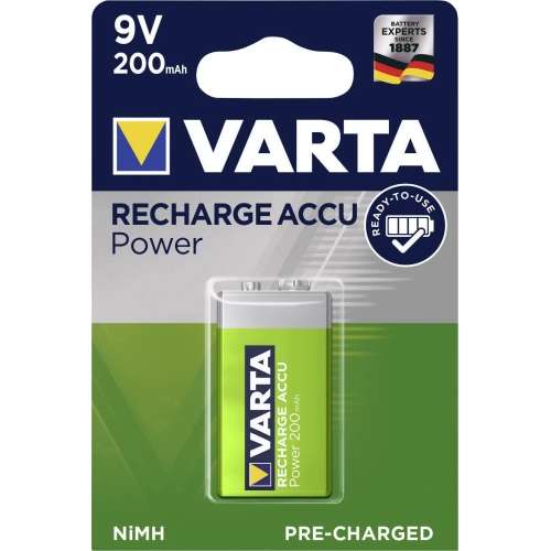 VARTA baterie nabíjecí NiMH 200mAh 9V/HR9V/56722 ;BL1