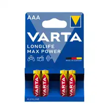VARTA battery alkaline MAX.POWER 4703 AAA/LR03 ;BL4