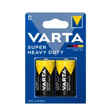VARTA zinc-carbon battery. SUPER.HEAVY.DUTY 2014 C/R14 ;BL2