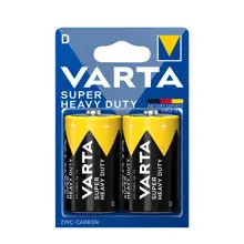 VARTA zinc-carbon battery. SUPER.HEAVY.DUTY 2020 D/R20 ;BL2