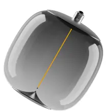 Vintage 1906® LED BIG DECORATIVE BULB WITH FILAMENT-MAGNETIC STYLE 4W 818 Smoke