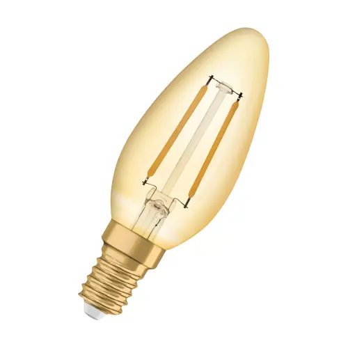 Vintage 1906® LED CLASSIC B 1.5W 824 Gold E14