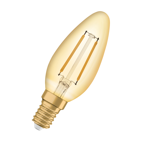 Vintage 1906® LED CLASSIC B 2.5W 824 Gold E14