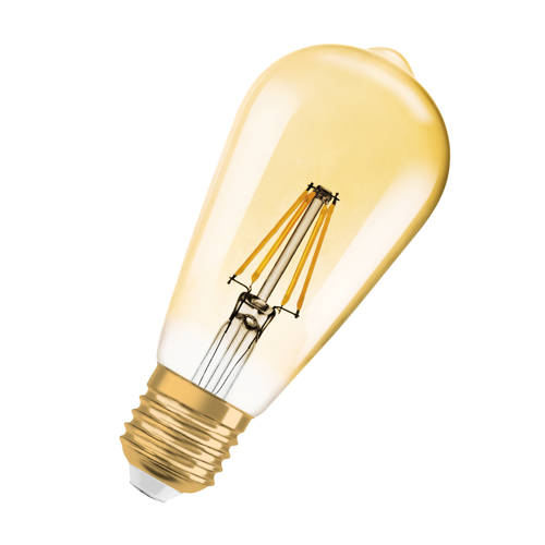 Vintage 1906 LED CLASSIC EDISON DIM 6.5W 824 Gold E27