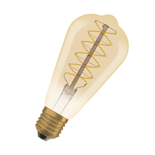 Vintage 1906 LED CLASSIC SLIM FILAMENT EDISON DIMMABLE 7W 822 Gold E27