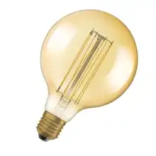 Vintage 1906 LED CLASSIC SLIM FILAMENT Globe DIMMABLE 5.8W 822 Gold E27