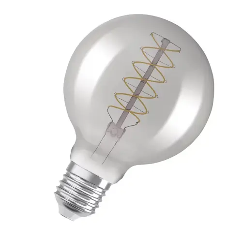 Vintage 1906 LED CLASSIC SLIM FILAMENT Globe DIMMABLE 7.8W 818 Smoke E27