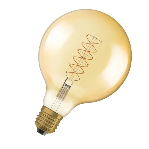 Vintage 1906 LED CLASSIC SLIM FILAMENT Globe DIMMABLE 7W 822 Gold E27