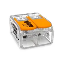 WAGO block terminal 2x0.5-6 mm2 Code:221-612 ; pckg=50pcs