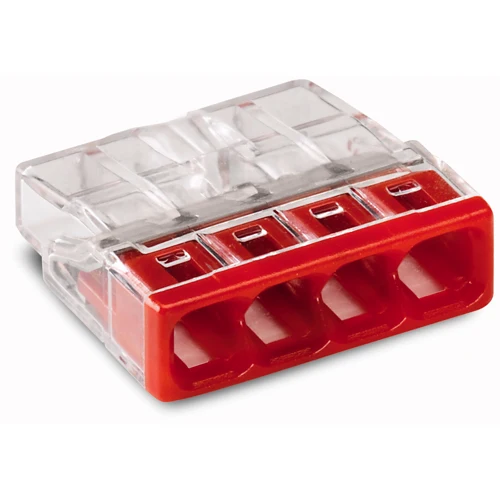 WAGO box terminal 4x0.5-2.5 mm2 Code:2273-204 ; pckg=100pcs