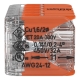 WAGO svorka s páčkou 10x0.14-4 mm2 transp/oranž Kód:221-420