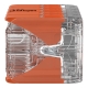 WAGO svorka s páčkou 10x0.14-4 mm2 transp/oranž Kód:221-420