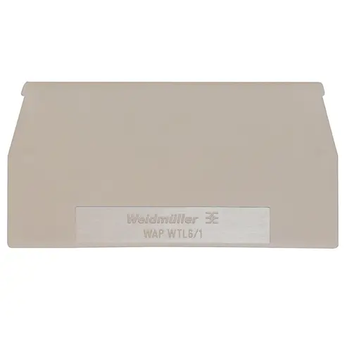 WEIDMULLER sidewalls WAP WTL6/1 EN ; beige